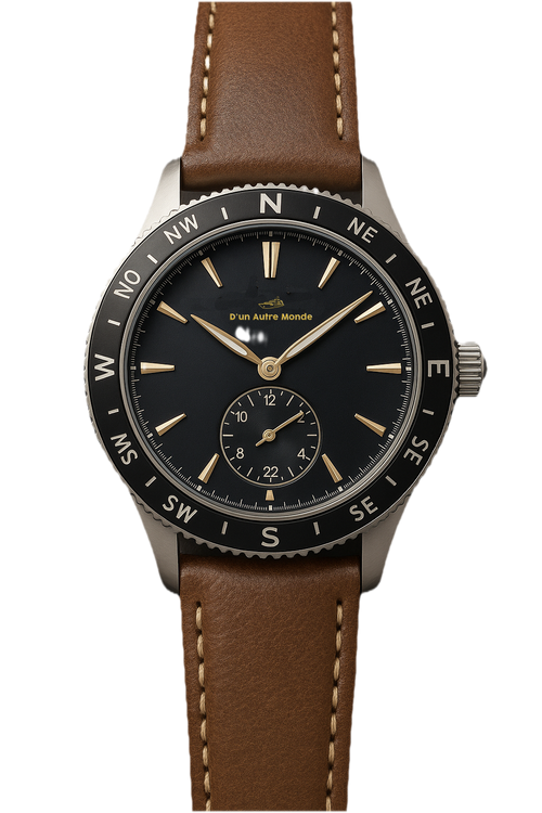 Eternal Voyage Compass luxury watch with compass dial and maritime design